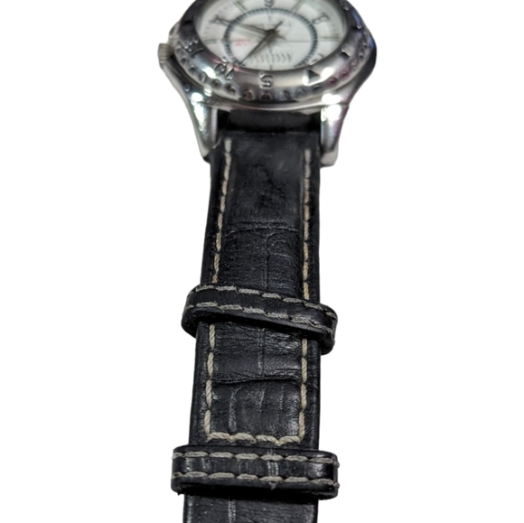 ECCLISSI 925 Sterling SILVET & Leather Watch Model Number 23580 - Picture 6 of 11